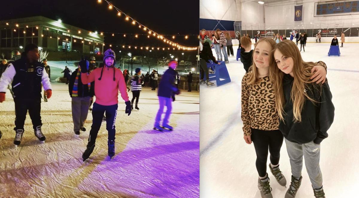 Ice skating in Omaha