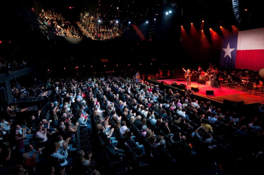 Willie Nelson on stage at ACL Live at the Moody Theater