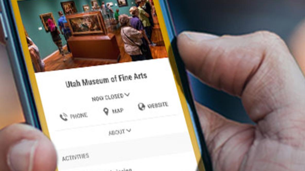 Visit Salt Lake Connect Pass on smartphone