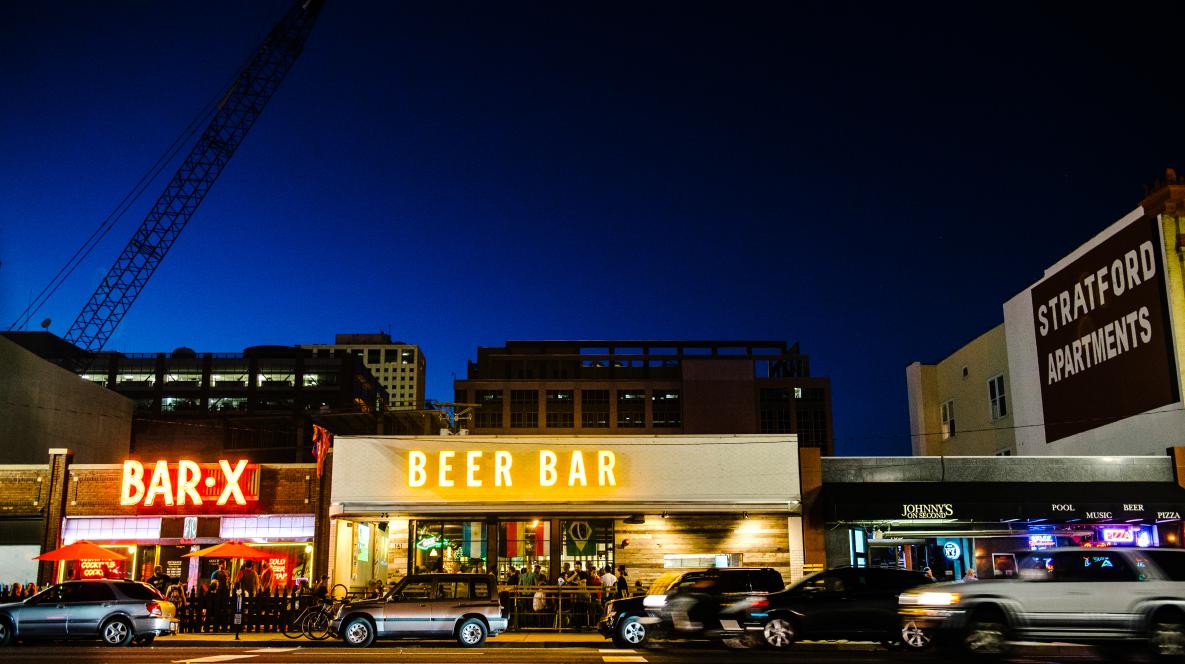 Street View of Beer Bar and Bar X