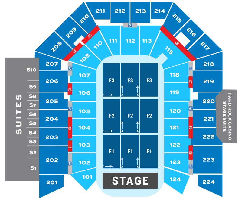BMO Center Concert Seating
