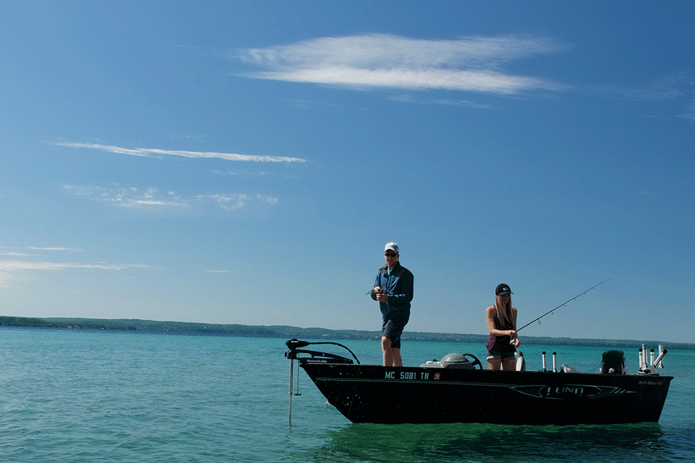Fishing on a Boat