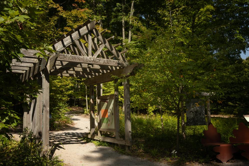 Crystal Mountain MI Legacy Art Park