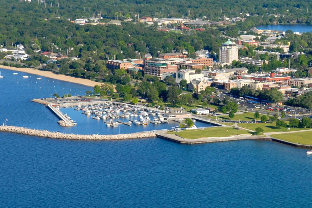 Aerial View of Traverse City