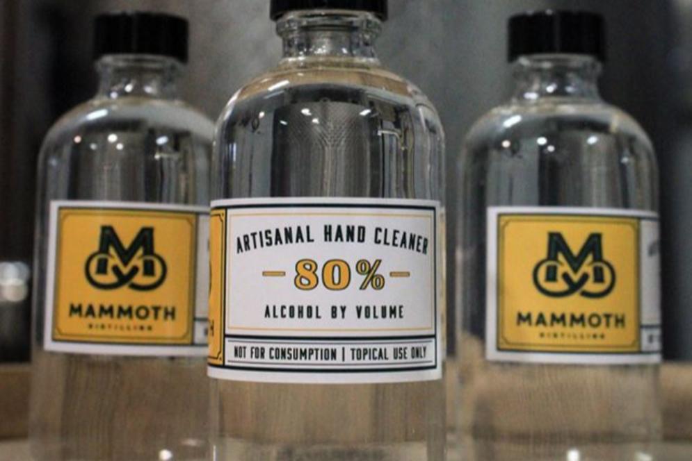 Mammoth Distilling Hand Sanitizer