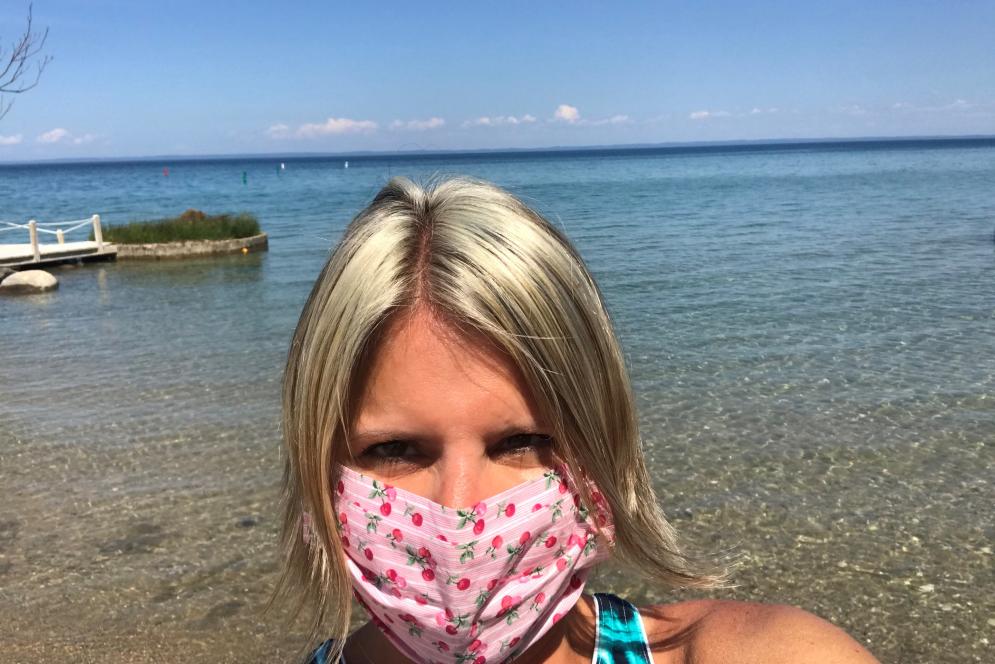 Mask at the Beach