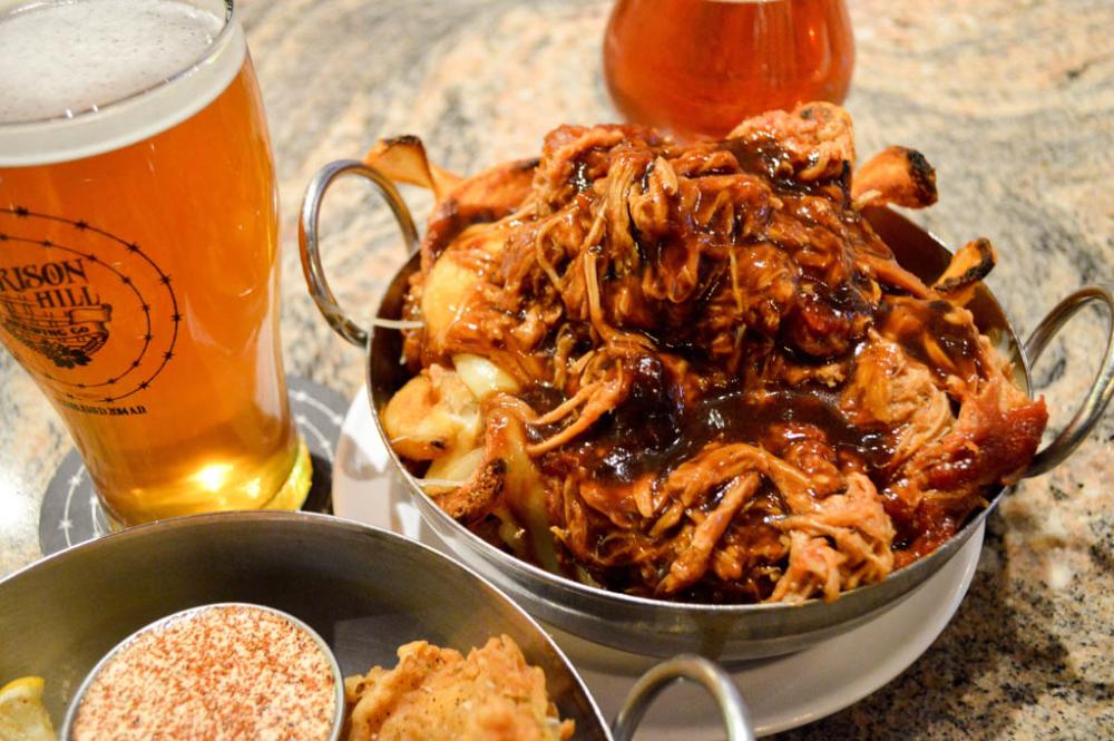 Prison Hill Poutine with Pulled Pork