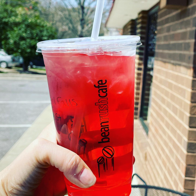 Berry Iced Tea from Bean Rush Cafe