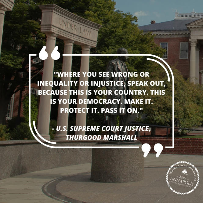 a quote from Supreme Court Justice Thurgood Marshall