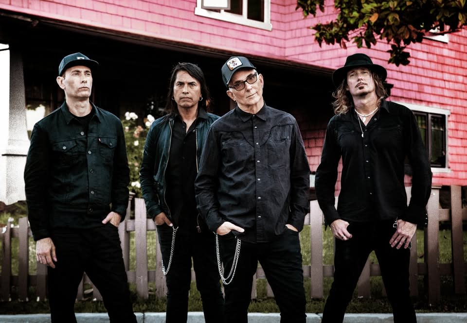 Members of the band Everclear pose for a photo