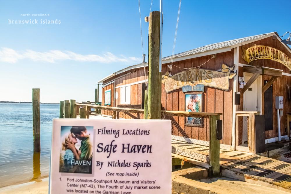 Safe Haven filming location at the Southport Yacht Basin