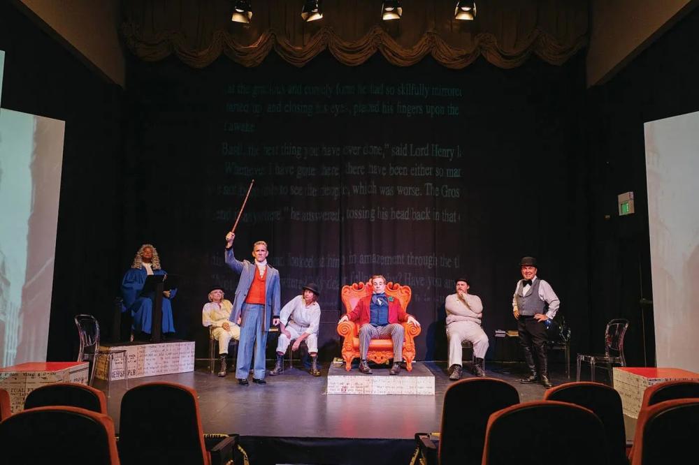 The Bent Theater group at the Palm Springs Cultural Center