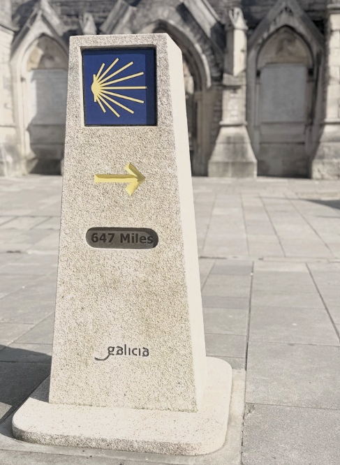 Camino milestone