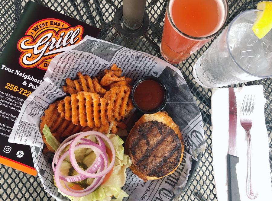 West End Grill Vegan Burger