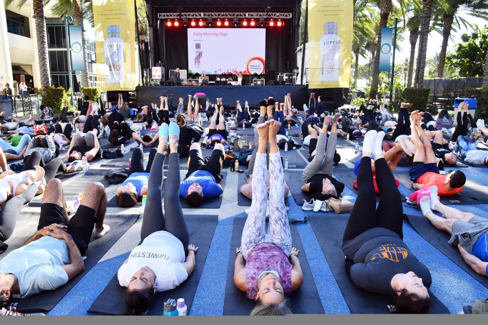 Morning Yoga at Natural Products Expo West