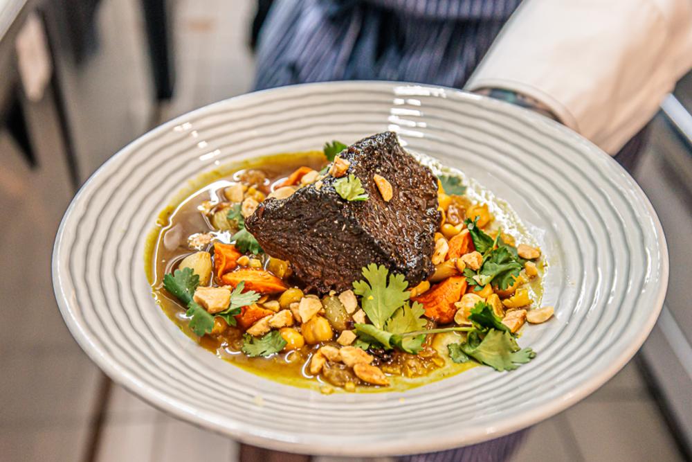 Sava's restaruant plated short rib