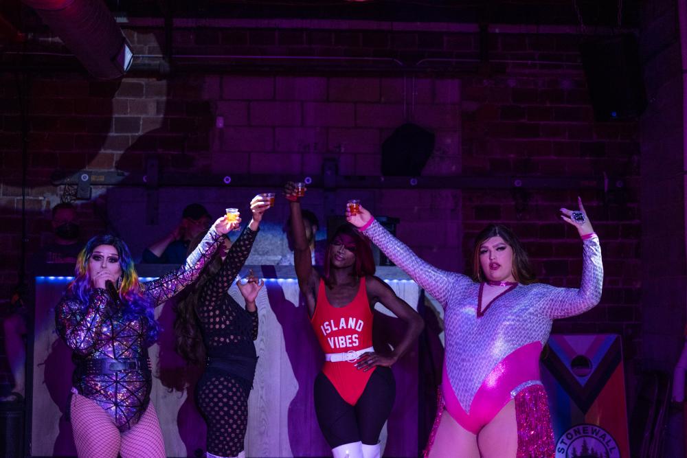 LGBTQ friendly business Banks Ave Bar hosts a drag show