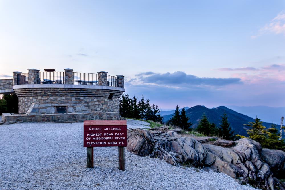 Mount Mitchell Observation Deck