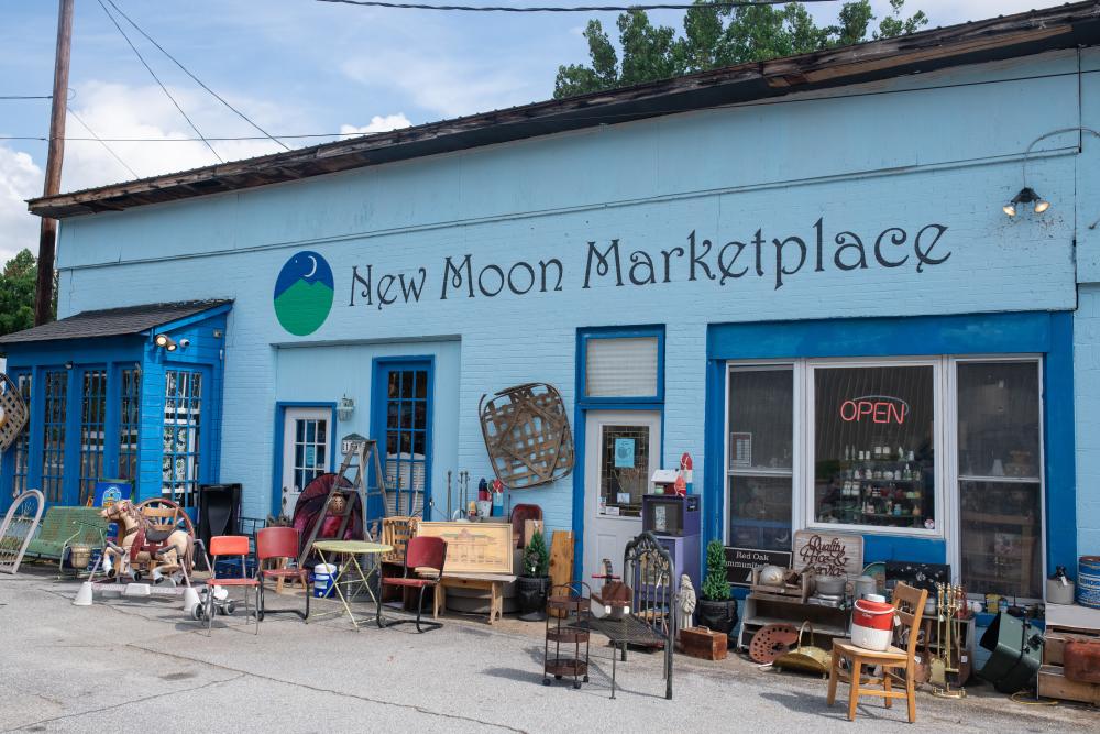Exterior photo of New Moon Marketplace