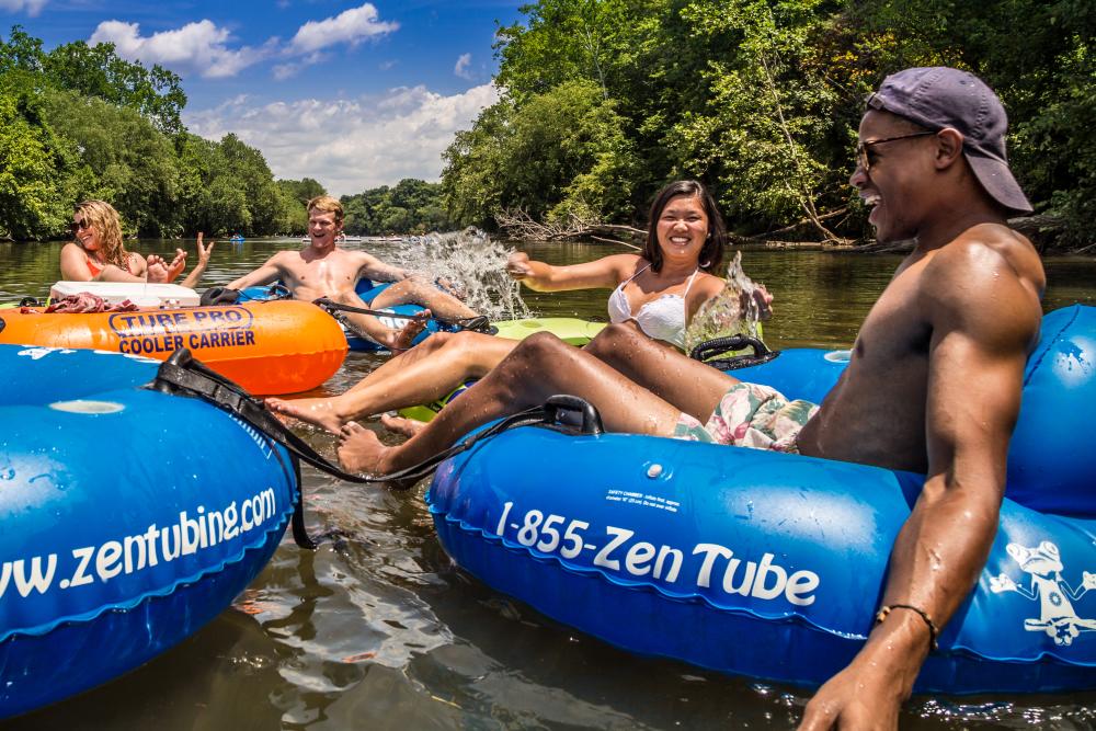 Tubing on the French Broad River