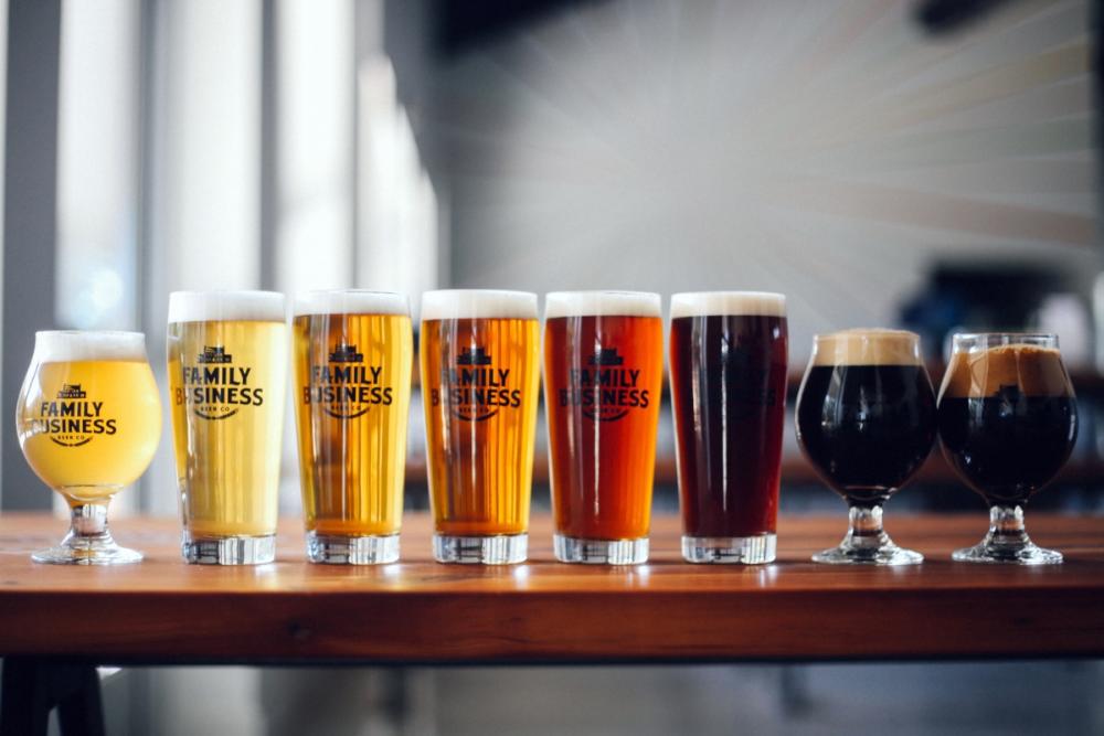Hill Country brewery Family Business Beer Company beers Ghost White IPA Fox Rye Lager Hamilton Pale Ale Cosmic Cowboy IPA King Biscuit Haulin' Oats Winter Warmer Grackle Imperial Stout