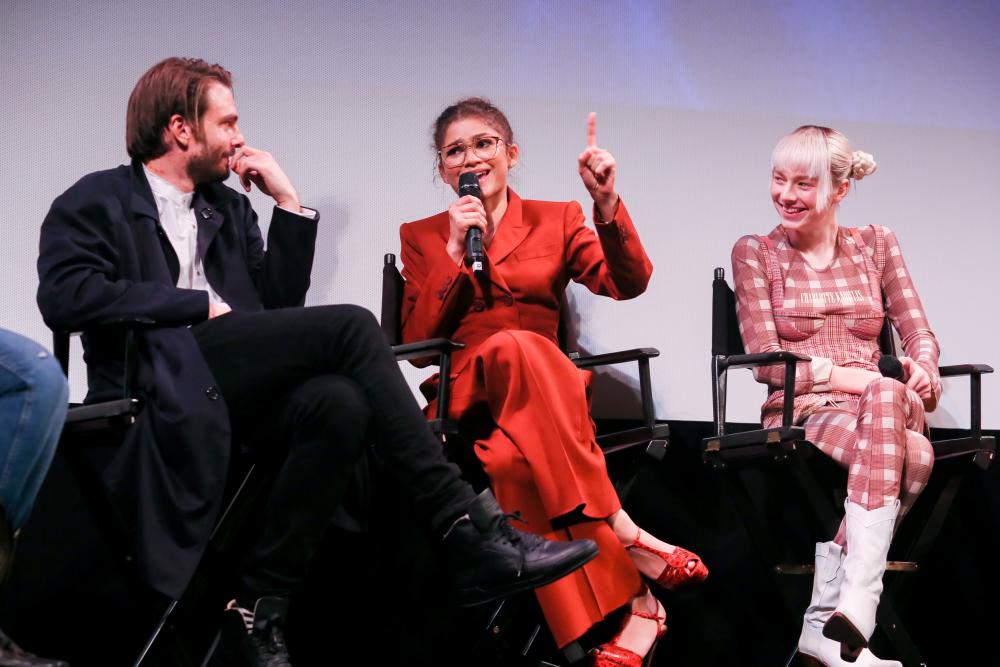 Actors from the television show Euphoria on stage for a planel discussion at ATX TV Festival.