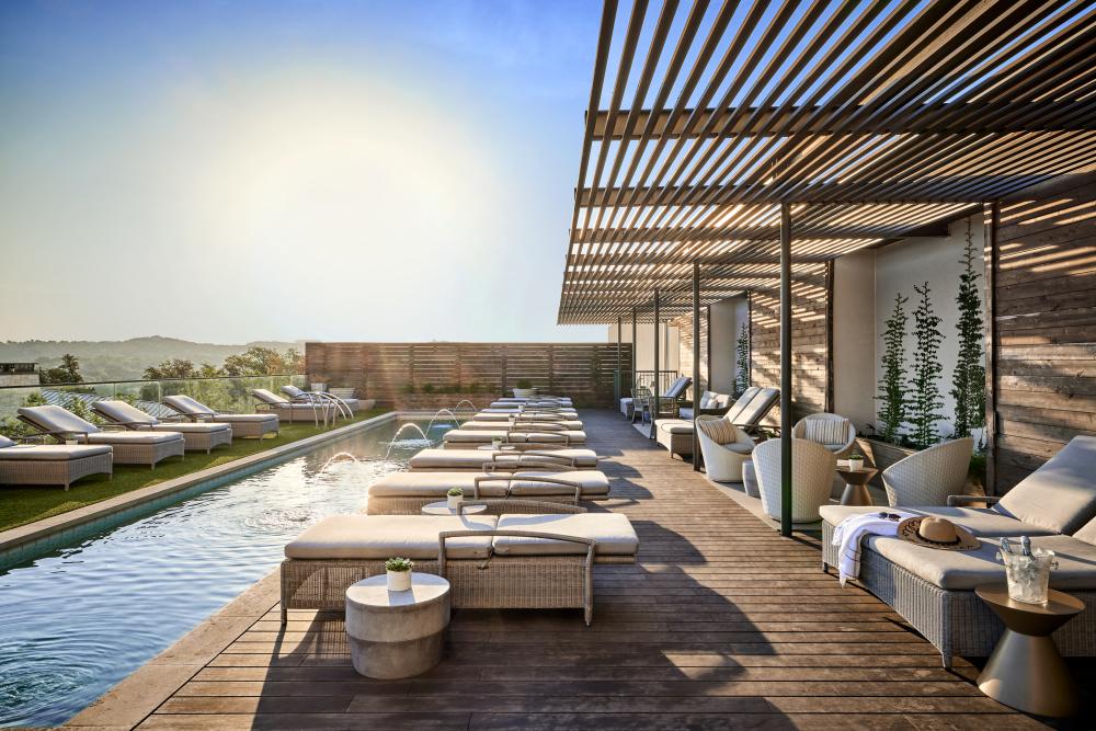 Image of the Spa Pool Terrace at Omni Barton Creek.