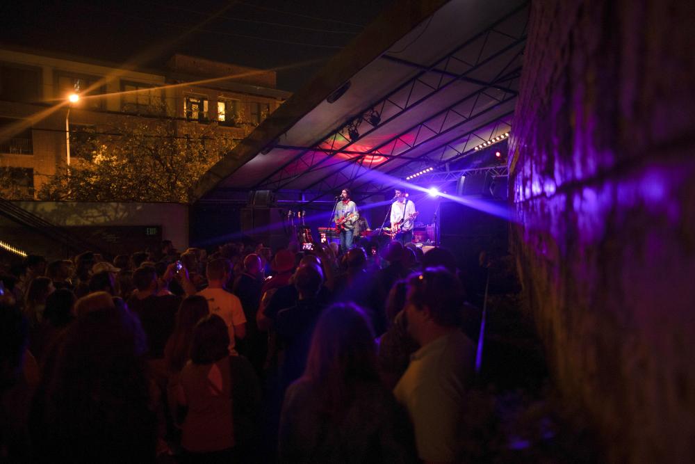 Band of Heathens on stage at Mohawk on Red River in Austin Texas