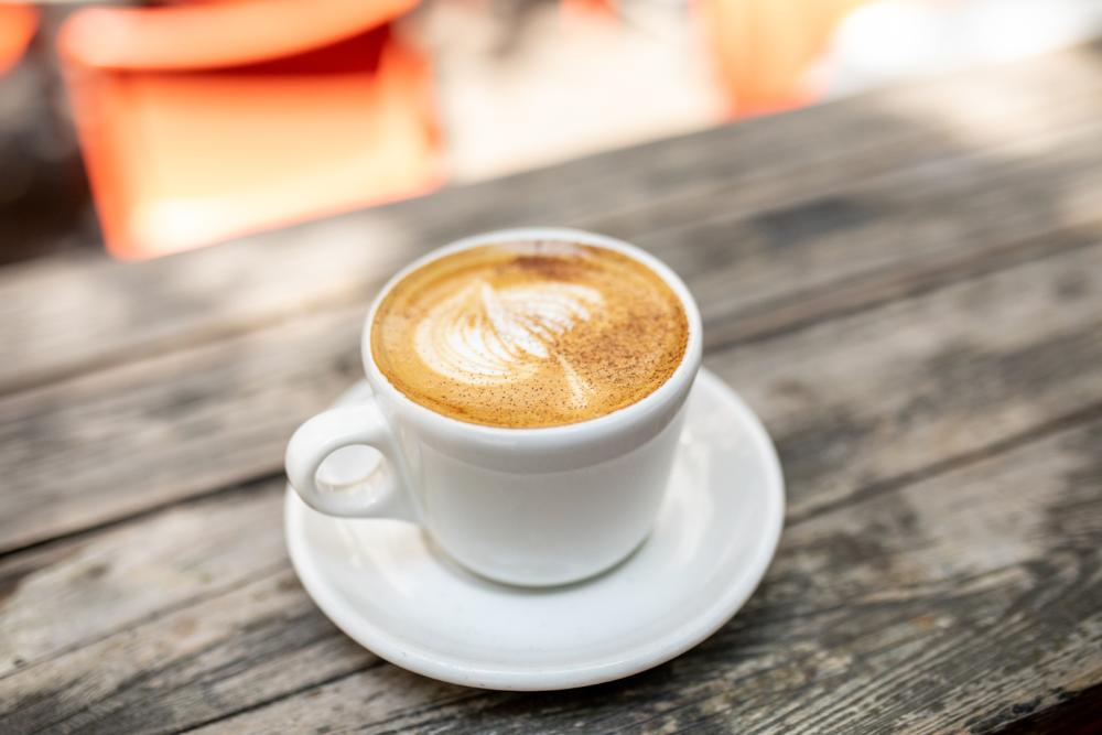 pumpkin spice latte from Jos Coffee in austin texas