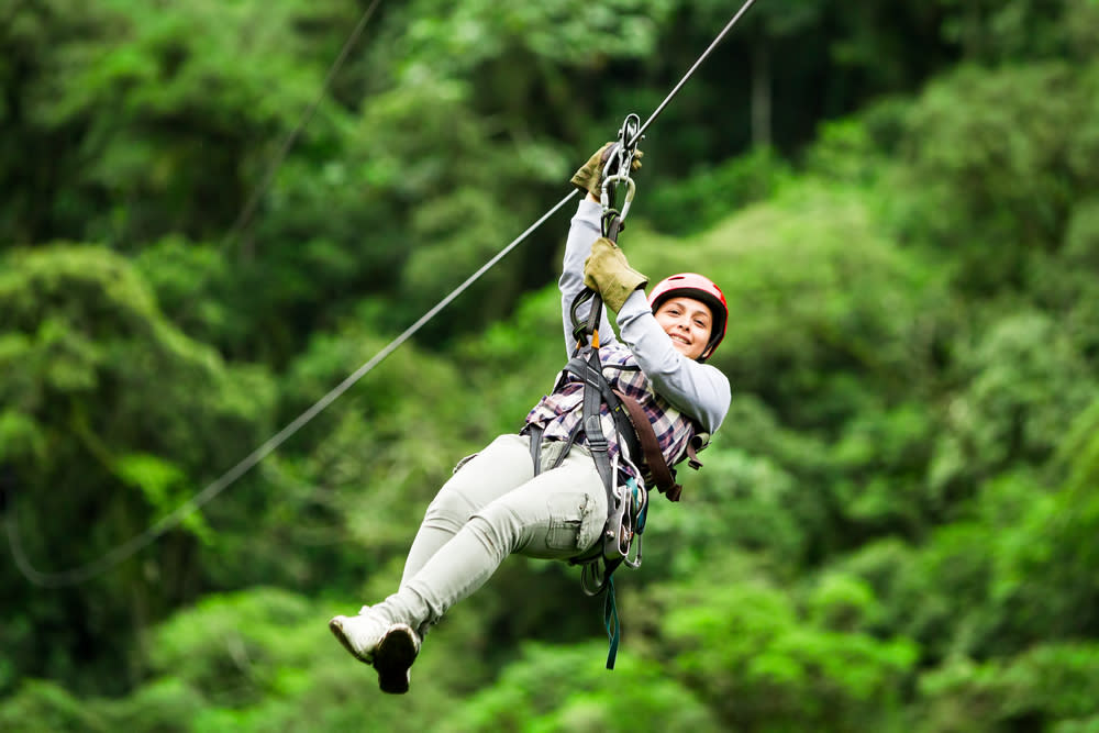 zip lining