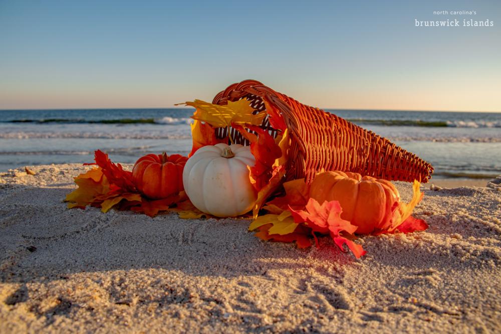 thanksgiving beach photo