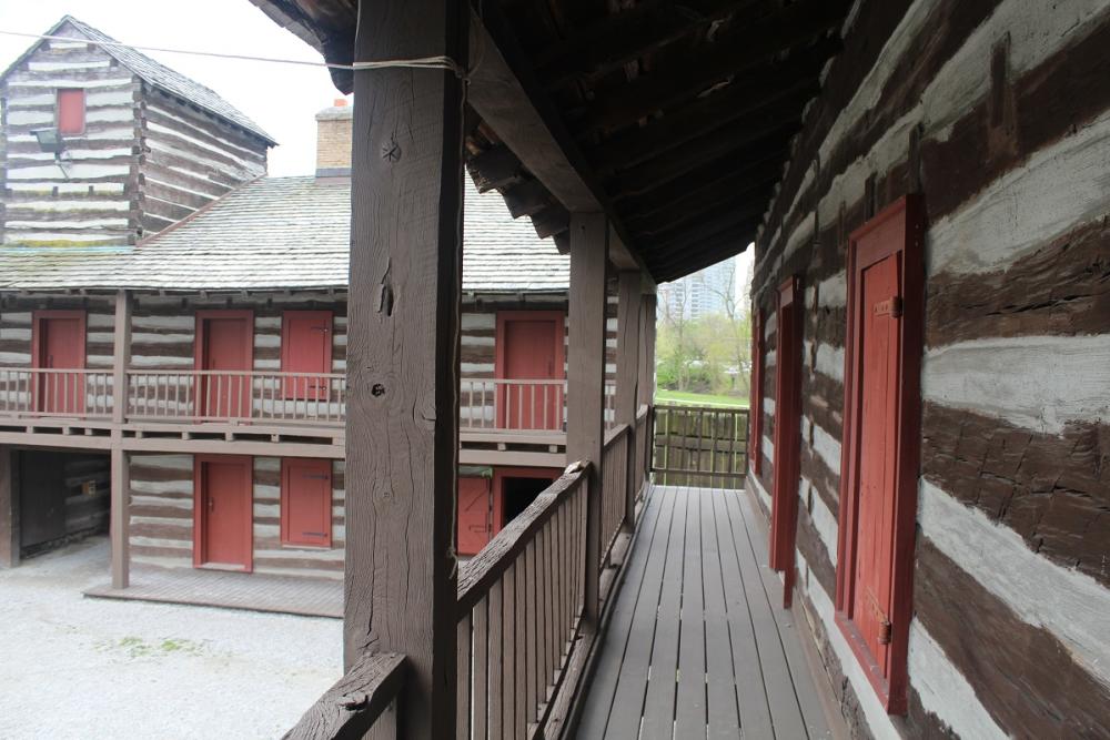 Up on the second floor of Old Fort Wayne