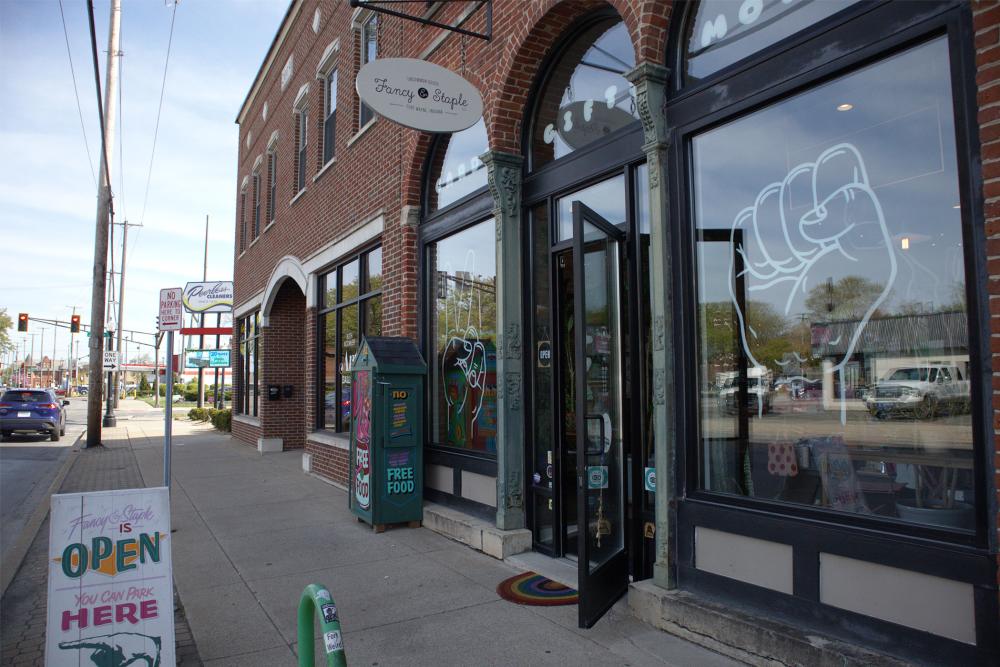 Exterior of the Fancy Staple Boutique