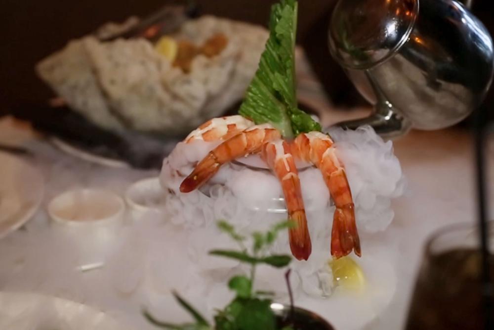 Shrimp Cocktail at Eddie Merlot's