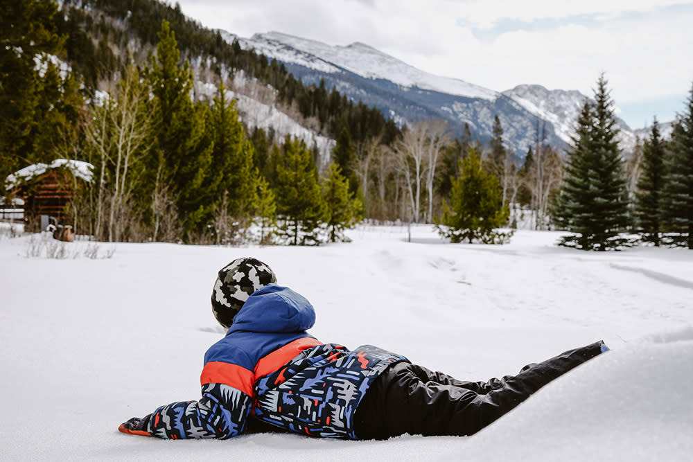 Arapaho Valley Ranch Kids in Snow with View - Granby, Colorado