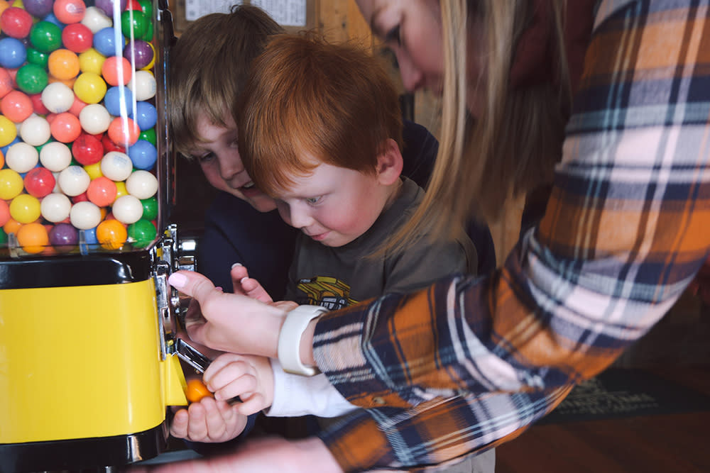 Arapaho Valley Ranch Main Lodge Family Gumball Machine - Granby, Colorado