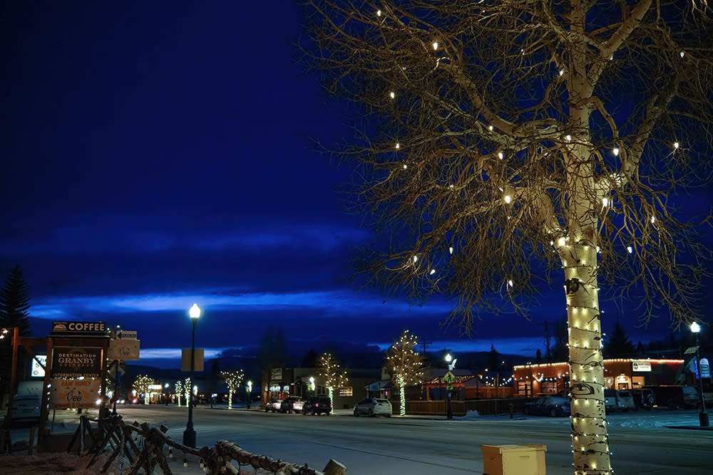 Granby Main Street Evening