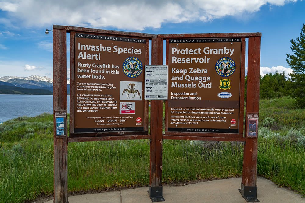 Granby Colorado Lake Granby Signage