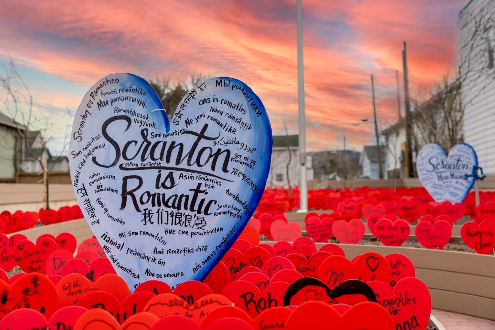 Garden of Hearts  - Planted Valentine's Day Hearts