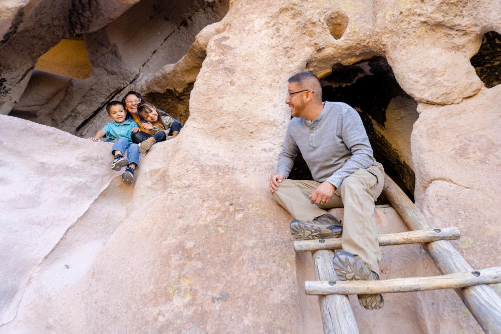 Bandelier National Monument Family