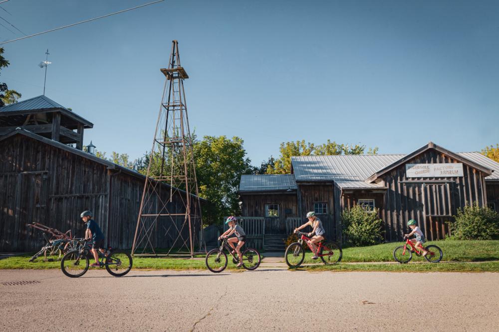 kids on bicycles