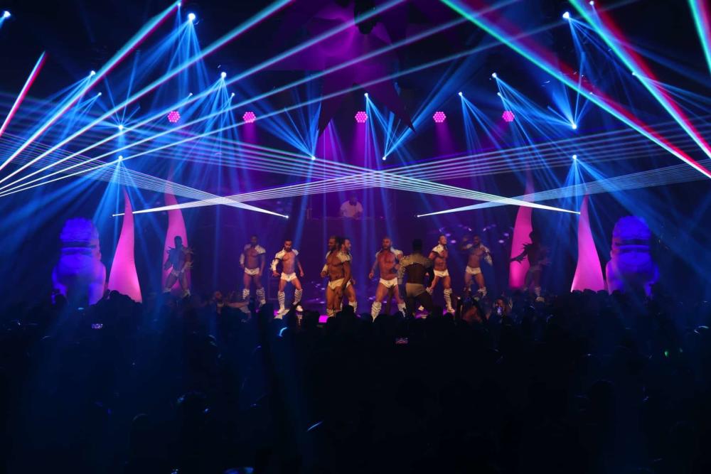 white party stage
