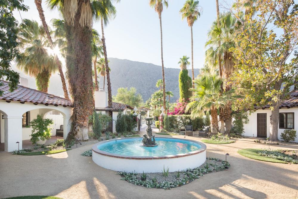 courtyard fountain