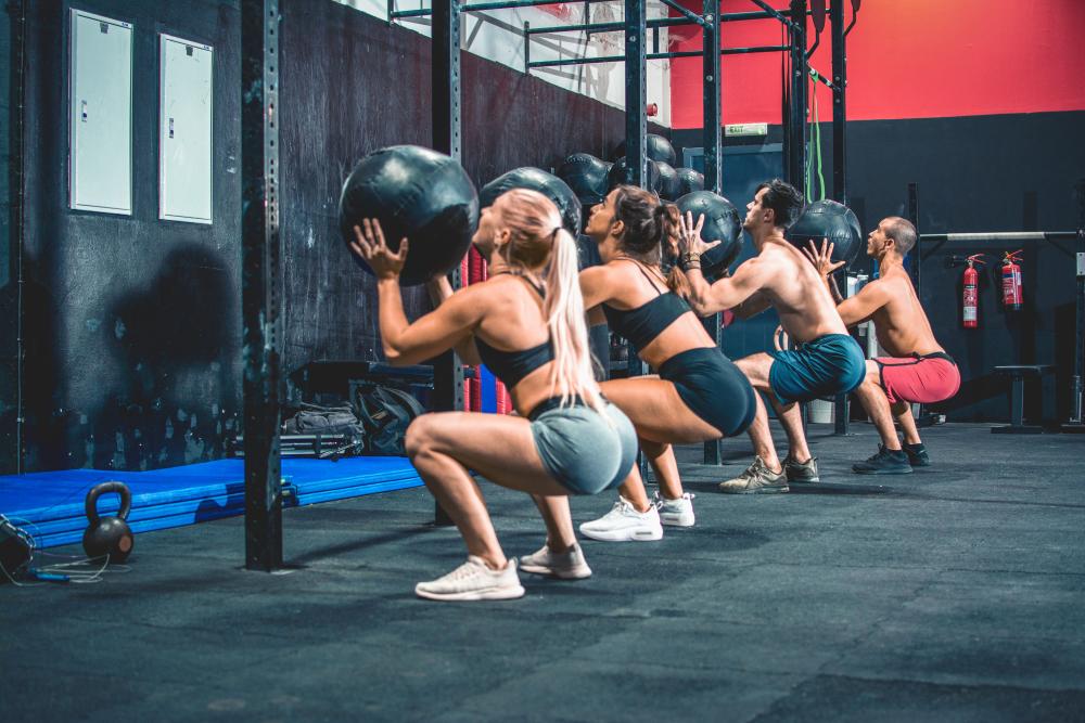Group training at Crossfit Palm Springs