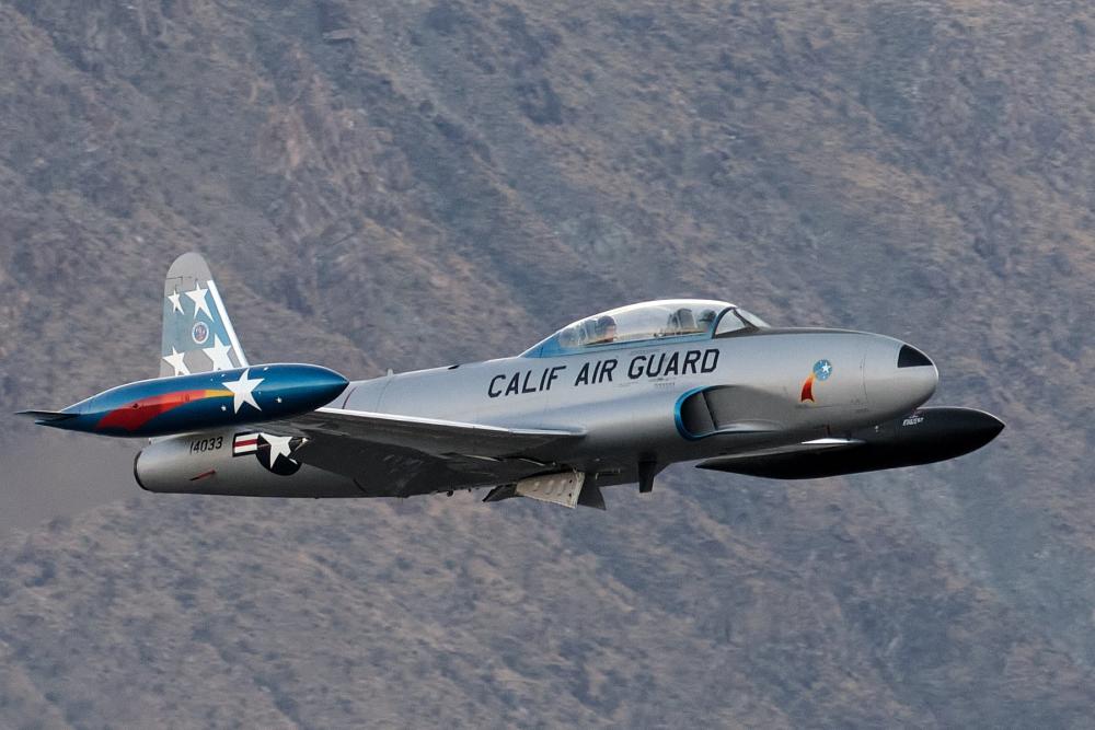 Palm Springs Air MuseumT-33 Shooting-Star Plane