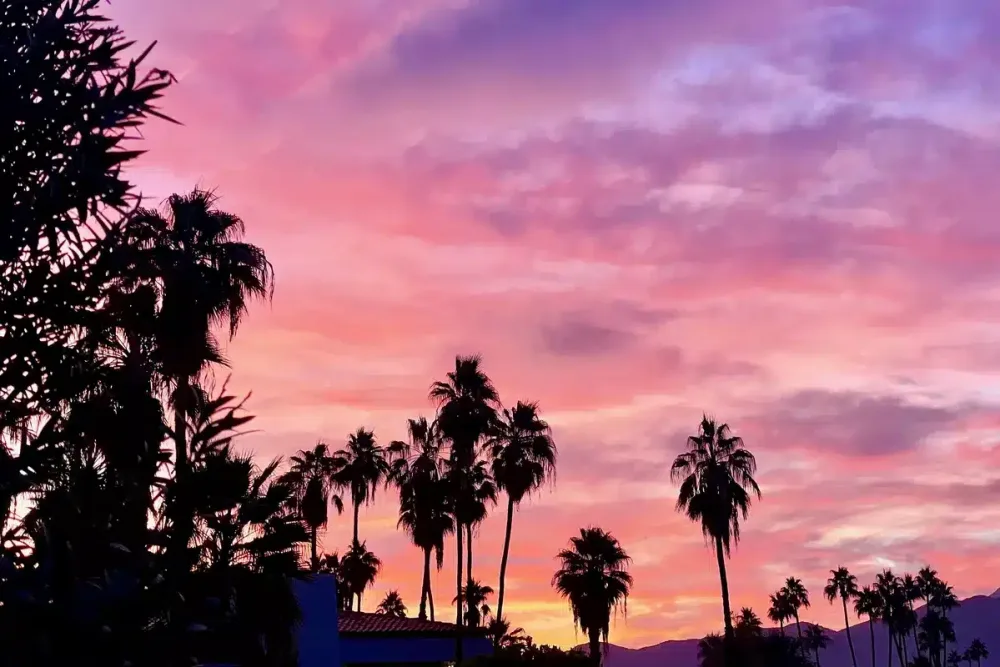 Sunrise in Palm Springs
