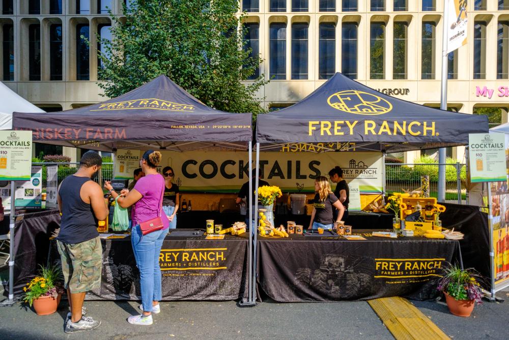 Frey Ranch's Booth at the Farm to Fork Festival