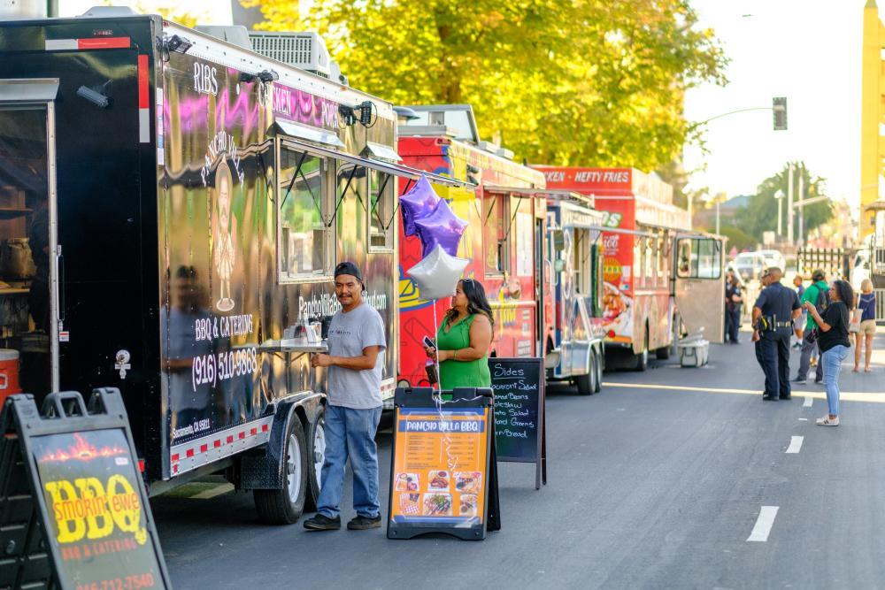Food Trucks at the Farm to Fork Festival