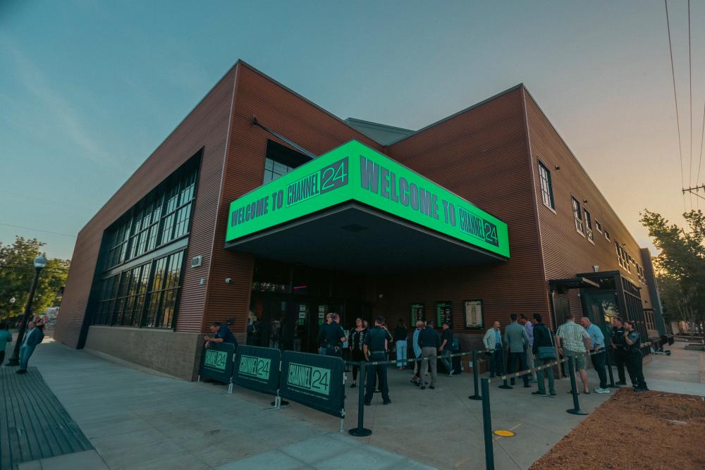 Exterior of Channel 24 venue in Midtown Sacramento