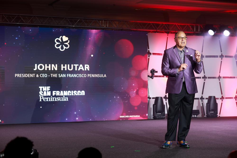 John Hutar at 2024 MICHELIN Ceremony